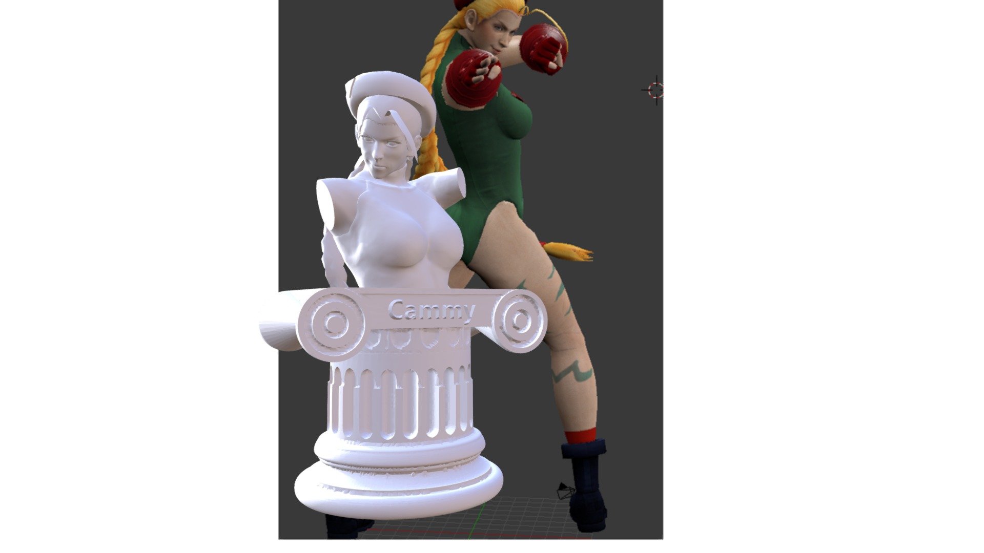 Street Fighter Cammy Statue