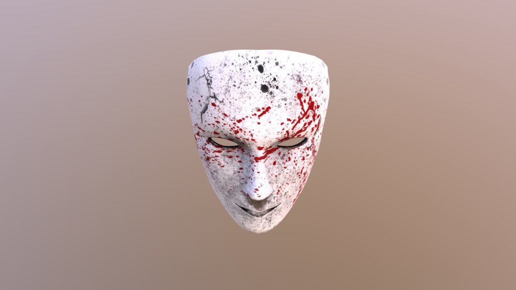 Mask Female 3D model