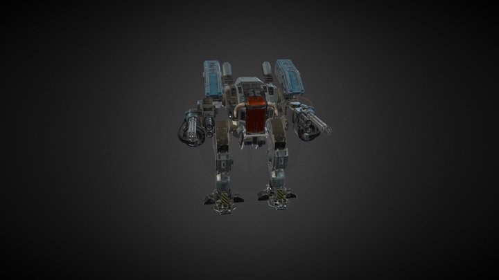 Army Robot 3D Model