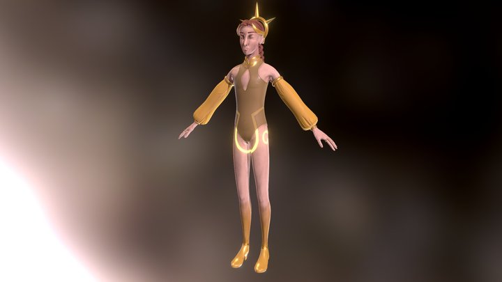 Hermes Betelgeuse, The Sentinel of Light 3D Model