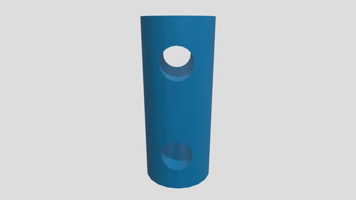 SK Cylinder W Holes - No Collars 3D Model