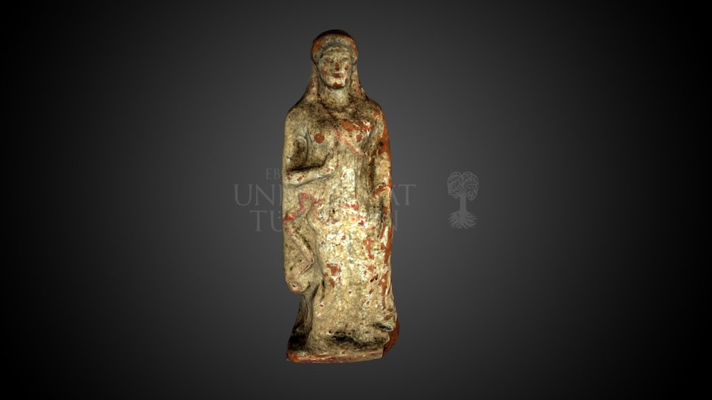 Terrakottastatuette eines jungen Mädchens