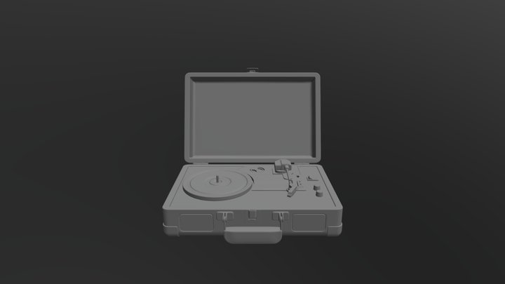 HP_Vinyl_Player_Crosley_Cruser 3D Model