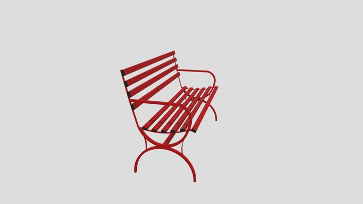 Bench testtask 3D Model