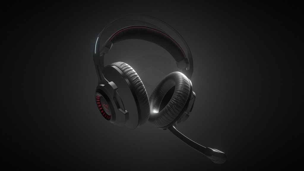 HyperX Cloud Revolve Gaming Headset - 3D model by Forged ...