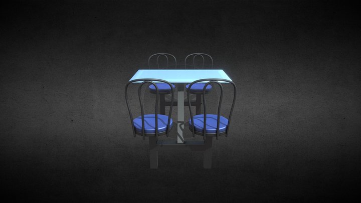 table_chair 3D Model