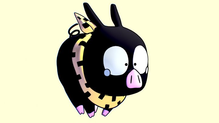 P-chan (Ryoga) 3D Model