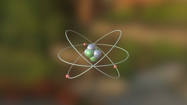 Атом лития2 3D Model