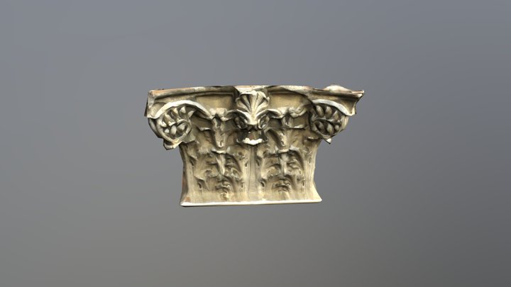 BAKED ITALY - capitello1 3D Model