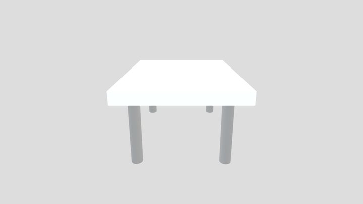 LowPolyTable 3D Model