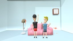 Beavis&buthead 3D Model