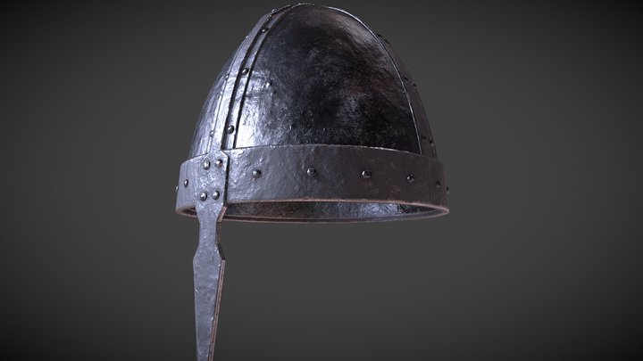 Medieval Helmet 3D Model