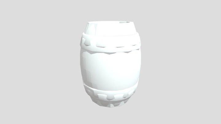 Simple barrel model 3D Model