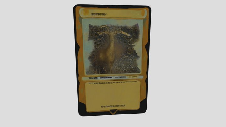 SCP-3301 Card: DEER – Free 3D Model STL