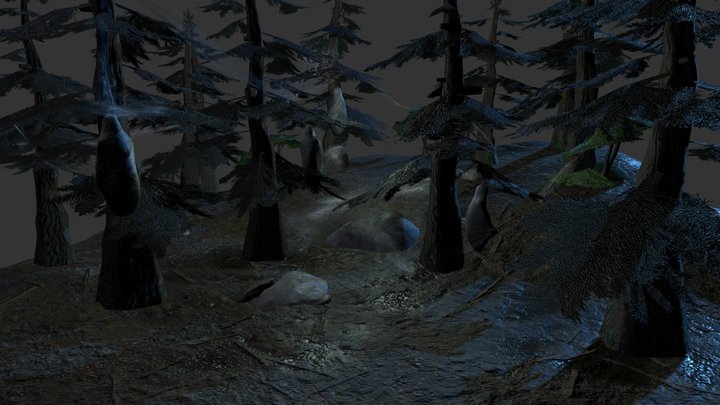 Web Forest 3D Model