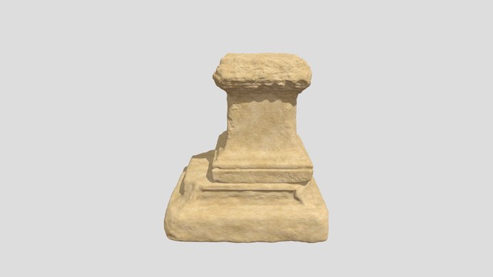 Autel du 7 fevrier 115, Temple de baalshamin 3D Model