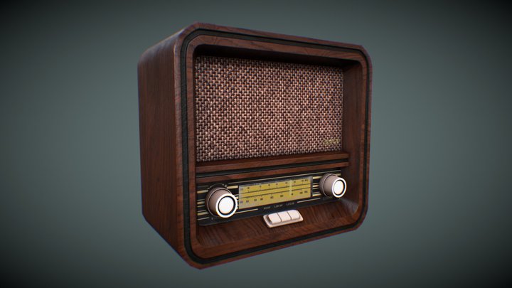 Radio Auna Belle Epoque 1901 3D Model