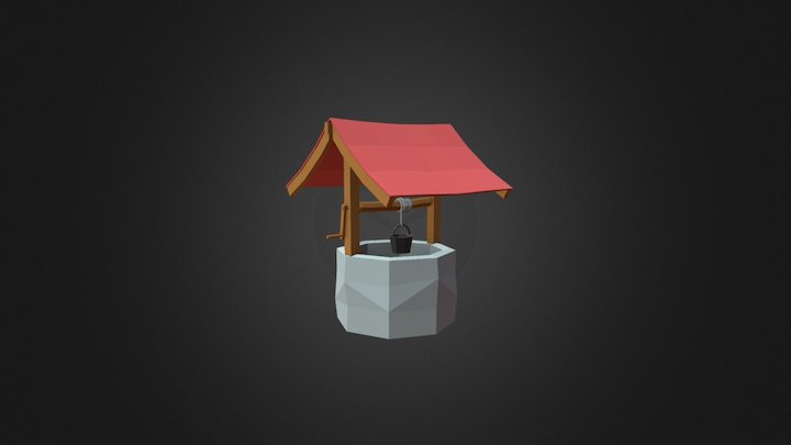 Medieval well 3D Model