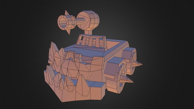 Battle Car (WIP) 3D Model