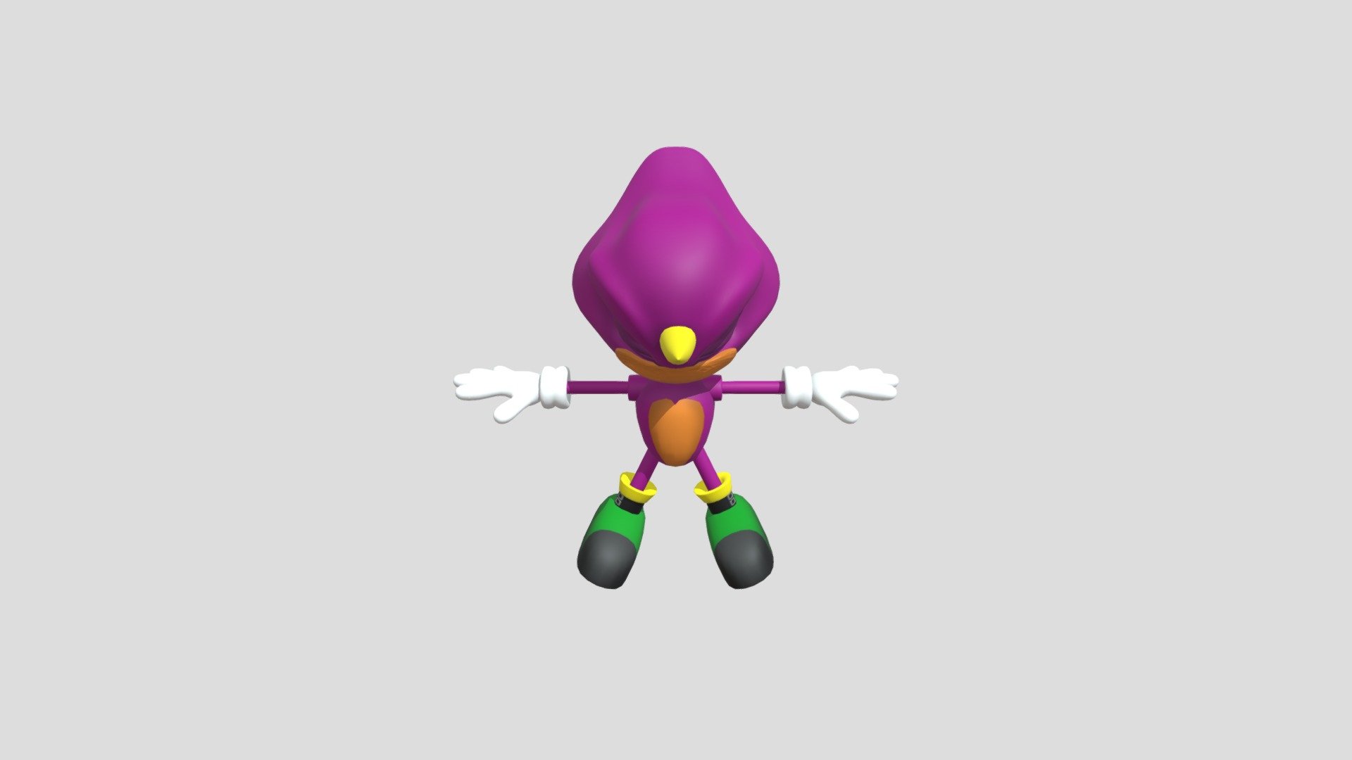 Classic Espio The Chameleon - Download Free 3D model by dimitrios