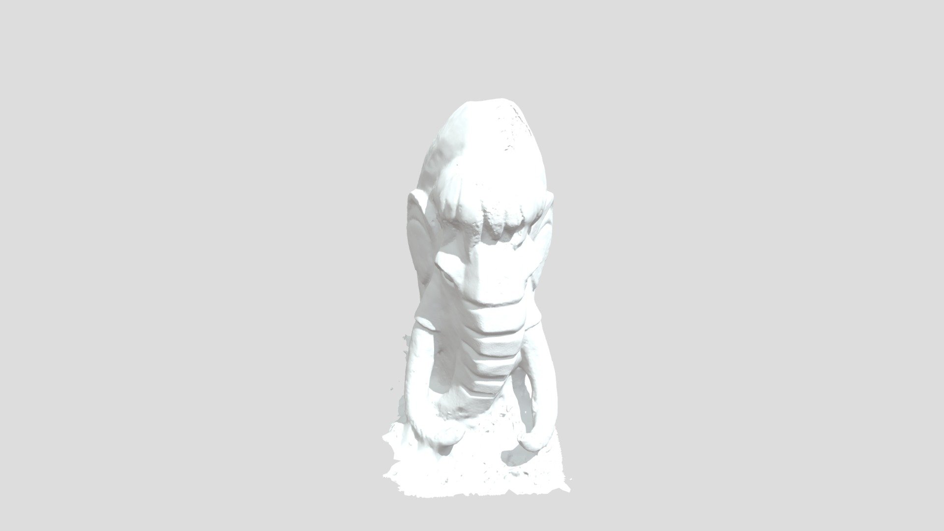 Mammuth statue WIP
