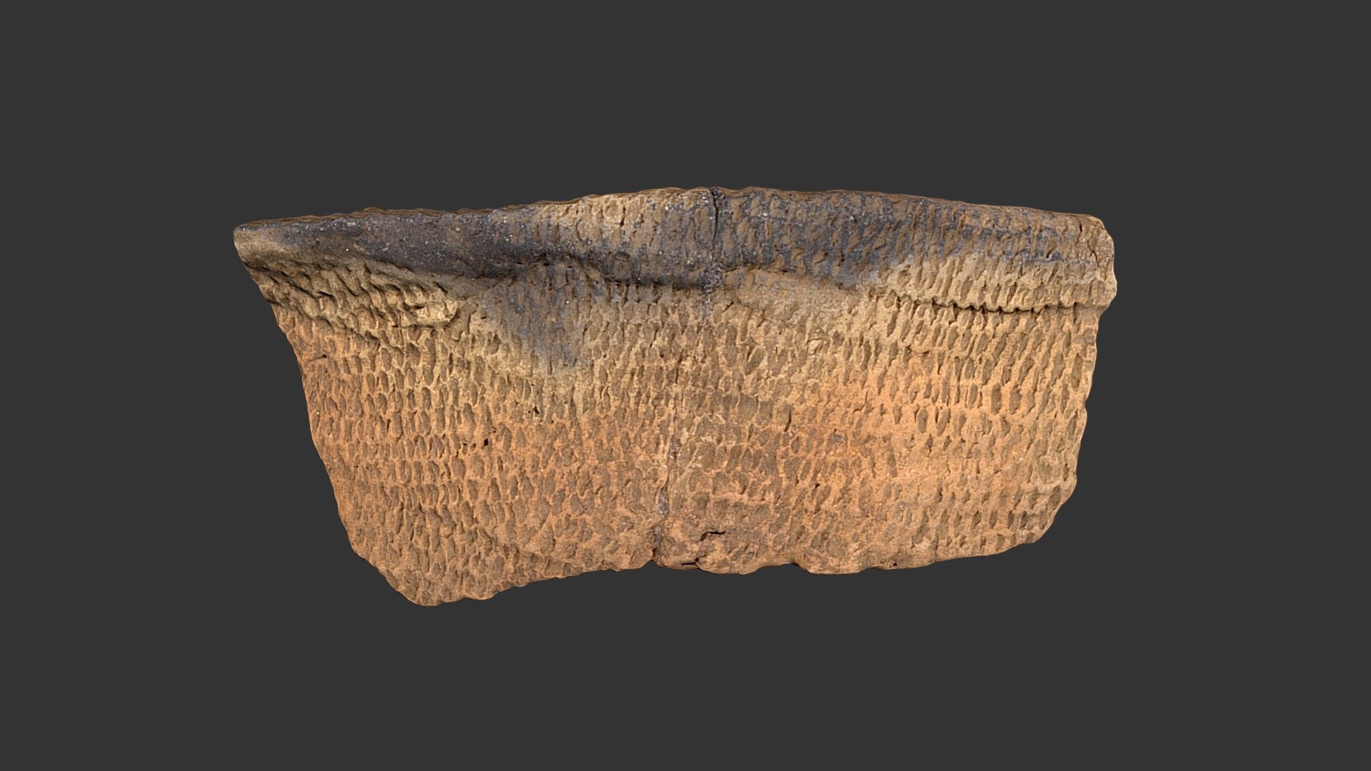 Vincent Fabric Impressed Rimsherd (619p25)
