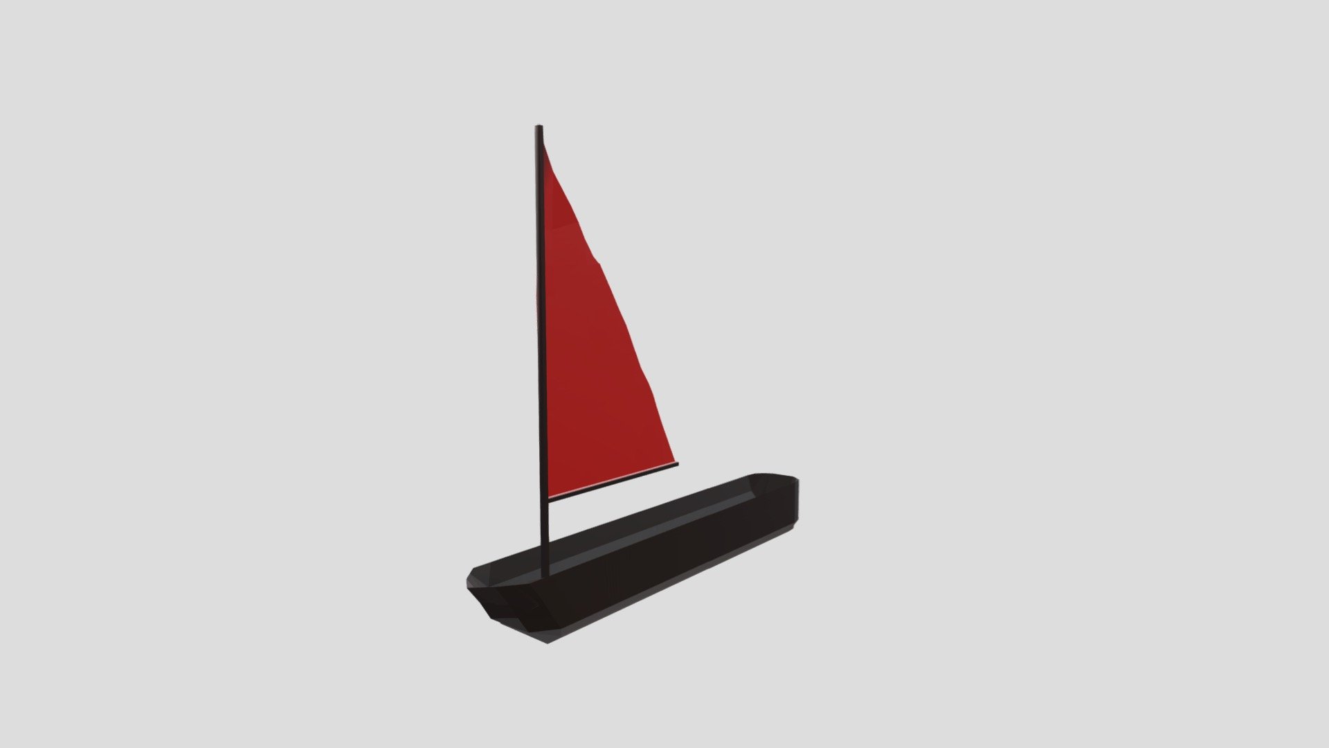 sail boat — Sketchfab embed 3D viewer