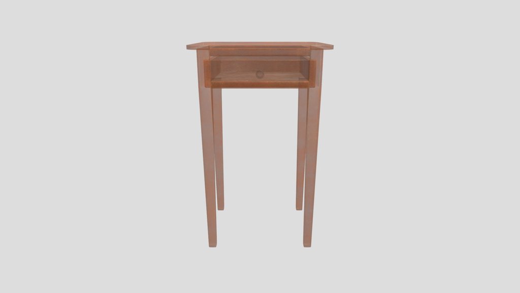 1800s Federal Style Side Table Plain