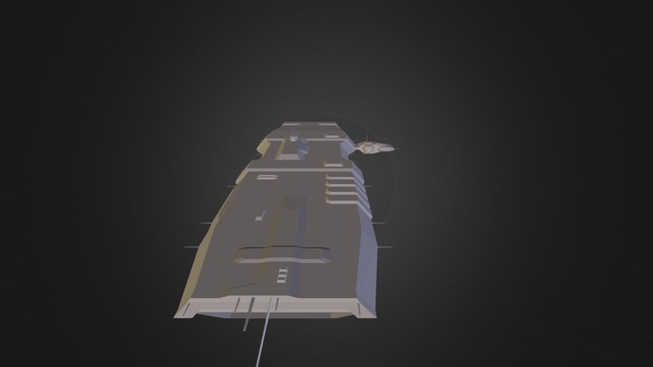 Hiigaran Light Carrier 3D Model