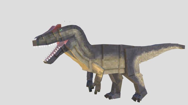 Allosaurus adult idle2 3D Model