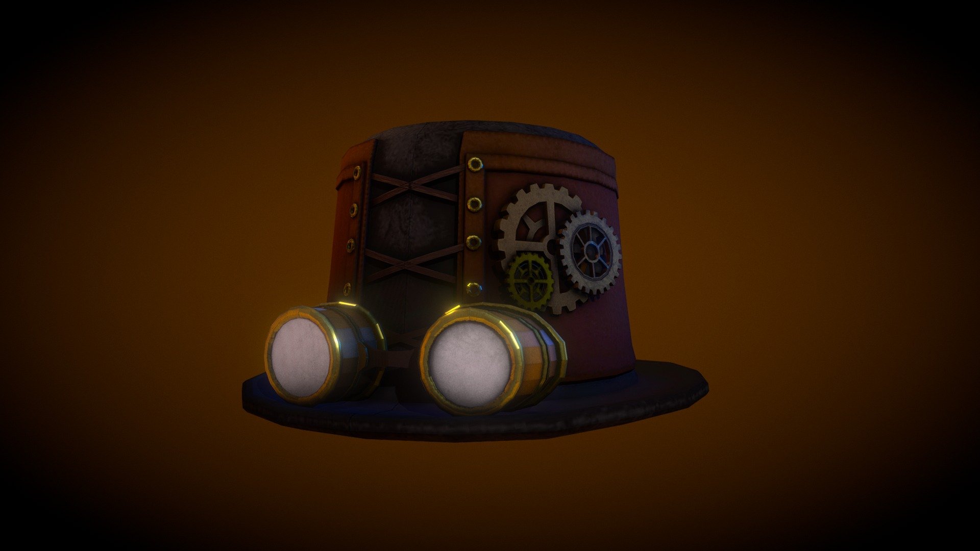 Steampunk Top hat - 3D model by pedroh.ricciotti [94a75fd] - Sketchfab