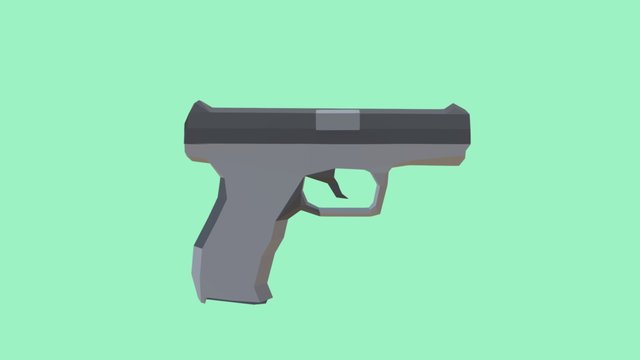 Pistol 1 3D Model