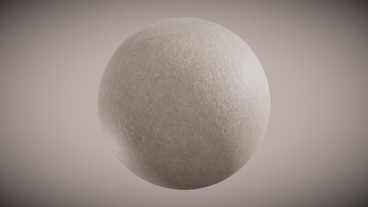 PBR scanned material 3D Model