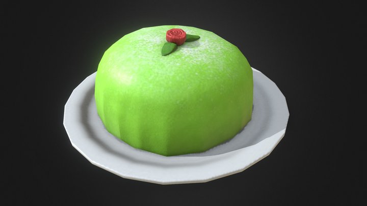 Princess cake 3D Model