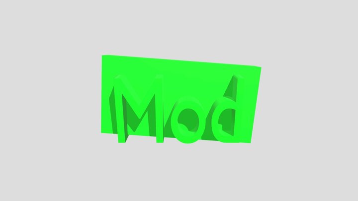 mod-badge 3D Model