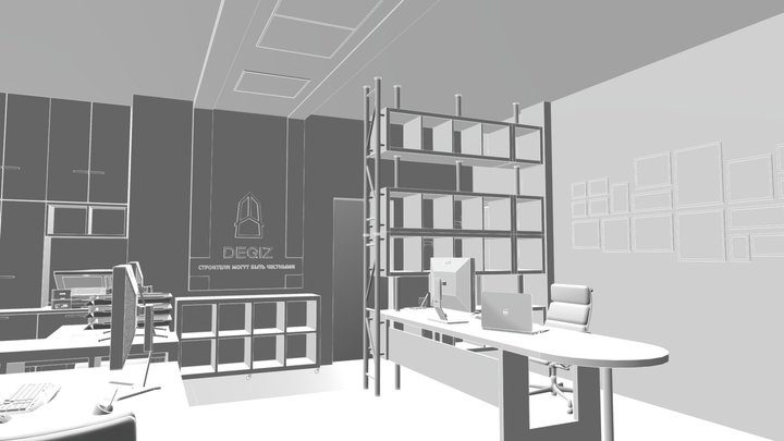 Реконструкция офиса 3D Model