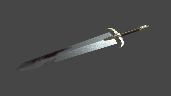 Claymore Sword (Anime) 3D Model