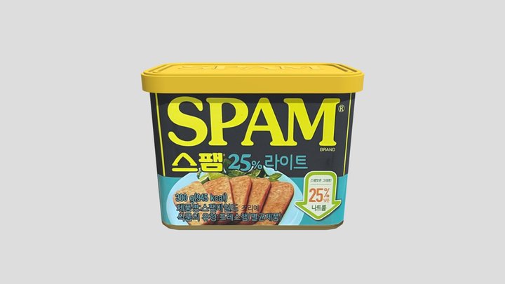 Spam-Korean-Version 3D Model