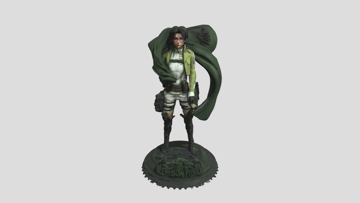 Warrior of the Night avec texture 3D Model
