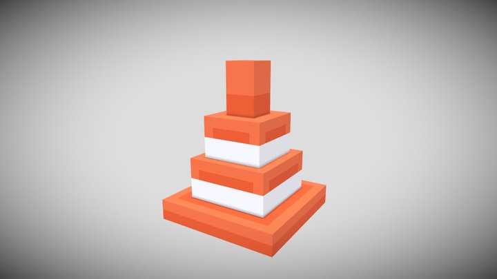 Traffic cone 3D Model