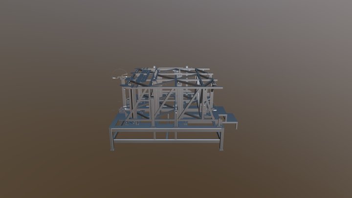 Fechamendo Rack Baterias - FAGRIZ 3D Model