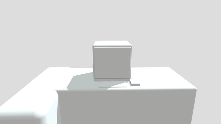 Computer Set 3D Model