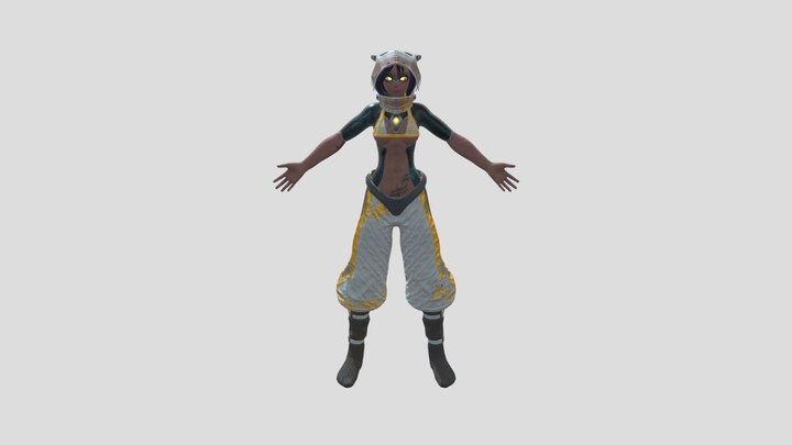 GART 220 Character (Trizzy) 3D Model