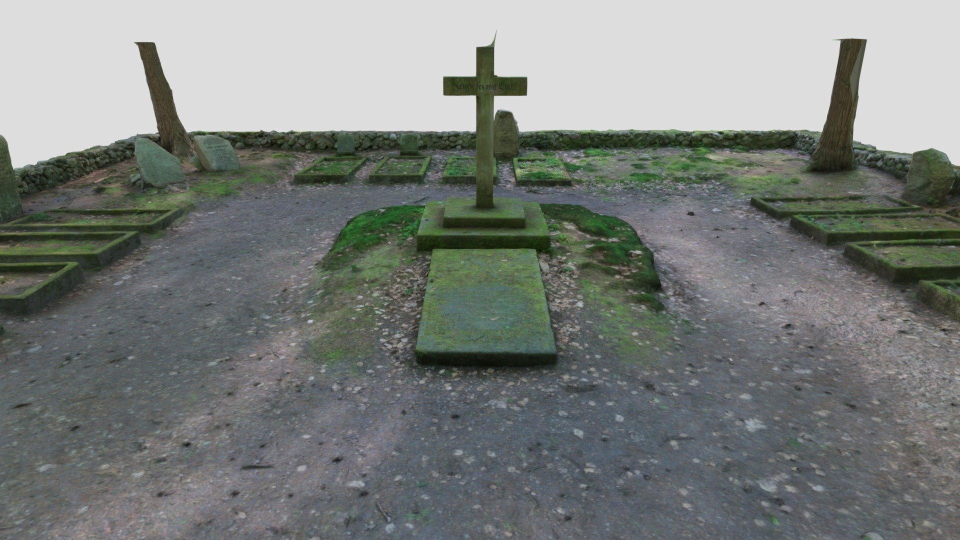 Familienfriedhof — Sketchfab embed 3D viewer