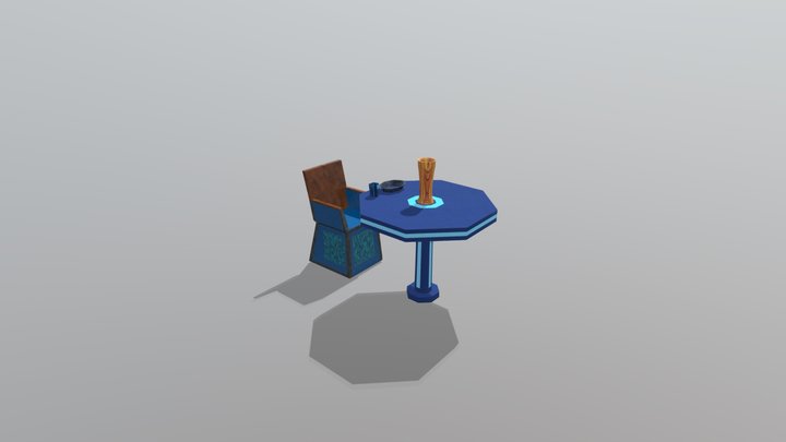 sci_fi_bar_props 3D Model