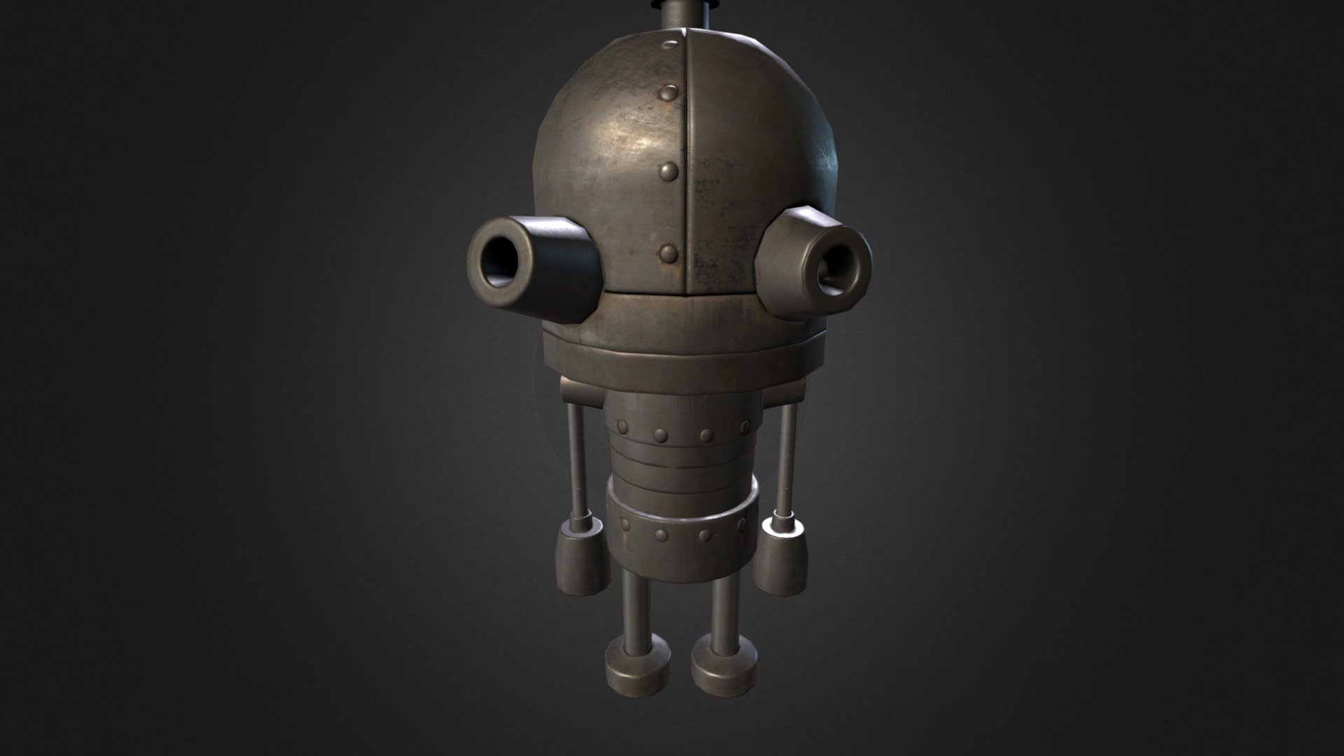 Machinarium - Josef - 3D model by Antonio Gloria (@agloria87) [94ada70 ...