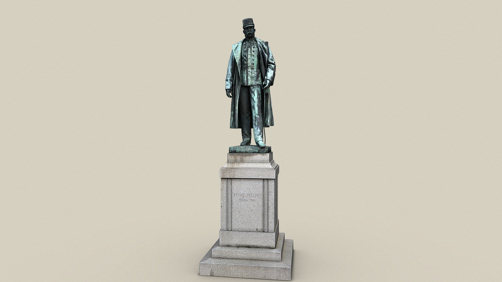 Kaiser Franz Josef I. — Sketchfab embed 3D viewer