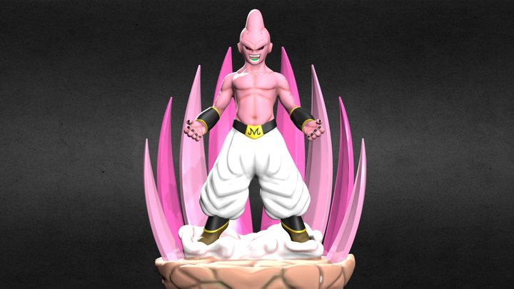 Kid Buu - Majin Buu Dragon Ball Z 3D Print Model by pipepipe123