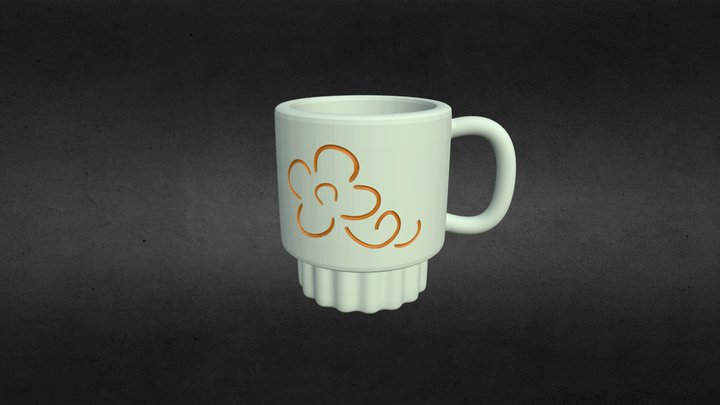 Adventure Time - Jake's Favourite Cup 3D Model