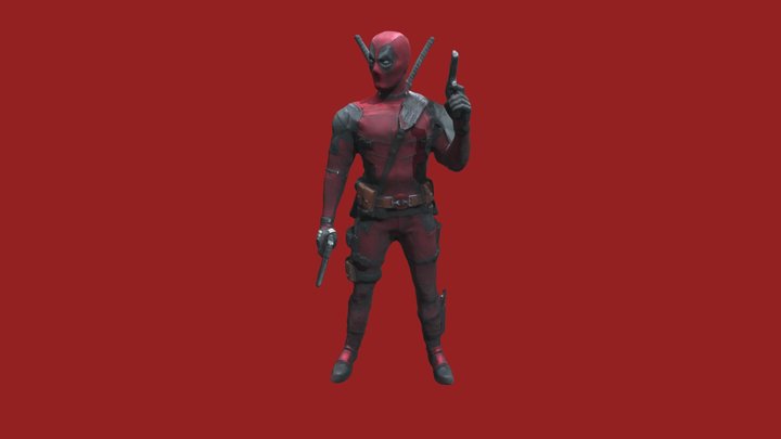 deadpool-low 3D Model